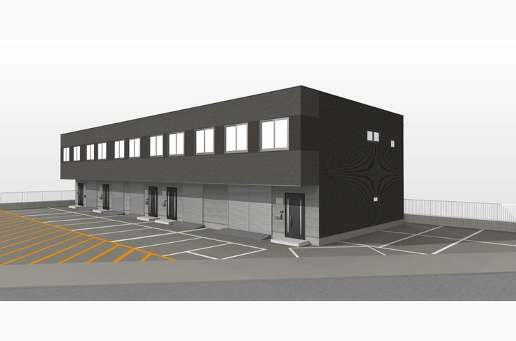 空港近くで倉庫兼事務所の賃貸